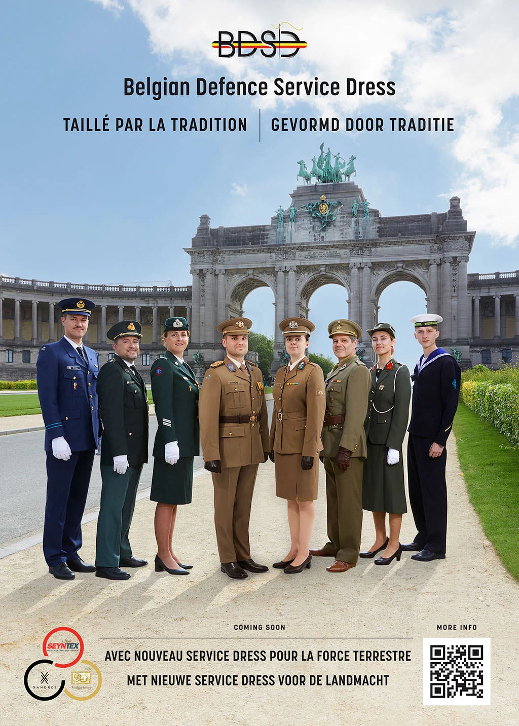 BDSD-projectposter met de Service Dress